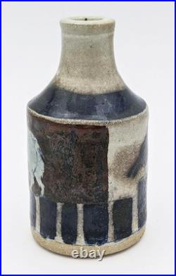 Eric James Mellon Rhinoceros Studio Pottery Small Bottle Vase 20th Century Eric James Mellon Rhinoceros Studio Pottery Small Bottle Vase 20th Century