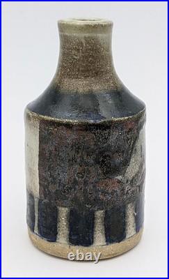 Eric James Mellon Rhinoceros Studio Pottery Small Bottle Vase 20th Century Eric James Mellon Rhinoceros Studio Pottery Small Bottle Vase 20th Century