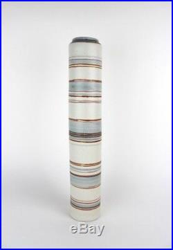 Exceptional Glidden Pottery By Fong Chow Sanstone Artware Glazed Modernist Vase
