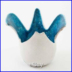 Exceptional Guido Gambone Ceramic Bird Vase Italian Mid Century Ceramic 10-1/2