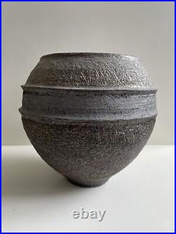 Exceptional Jason Wason studio pottery Raku vase