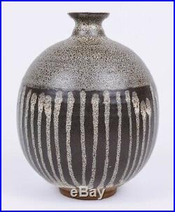 Exceptional Robert Sperry Chocolate Glazed Studio Pottery Vase Perfect