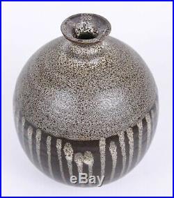 Exceptional Robert Sperry Chocolate Glazed Studio Pottery Vase Perfect
