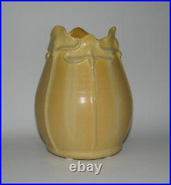 Experimental Autumn Ginkgo Vase by Ephraim Faience Pottery