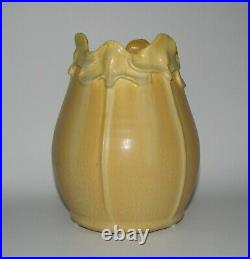 Experimental Autumn Ginkgo Vase by Ephraim Faience Pottery