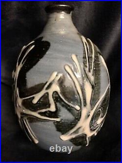 Exquisite Robert Sperry (1927-1998) Mid-Century Studio Art Pottery Vase 8x5.5