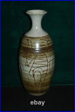 F. Carlton Ball / Aaron Bohrod Collaboration Museum Level Vase