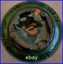 Fabulous Art Pottery Black and Green Salt Glazed Arts and Crafts Vase c. 1900