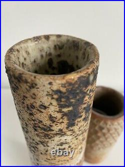 Fabulous Pair Of Alan Wallwork Studio Pottery Vases