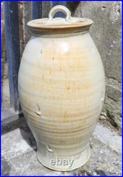 Fabulous Stephen Parry Studio Pottery Wood Fired Ash Glazed Large Vase Fabulous Stephen Parry Studio Pottery Wood Fired Ash Glazed Large Vase