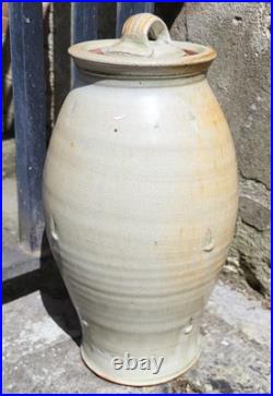 Fabulous Stephen Parry Studio Pottery Wood Fired Ash Glazed Large Vase Fabulous Stephen Parry Studio Pottery Wood Fired Ash Glazed Large Vase