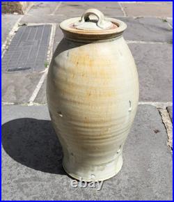 Fabulous Stephen Parry Studio Pottery Wood Fired Ash Glazed Large Vase Fabulous Stephen Parry Studio Pottery Wood Fired Ash Glazed Large Vase
