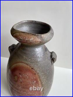 Fabulous Svend Bayer Lug Handled Studio Pottery Vase