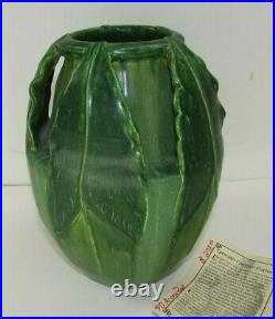 Fabulous Vintage Ephraim Faience Arrow Root Pottery Vase