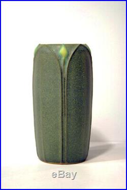 Fantastic Jemerick Pottery Matte Green Contemporary Arts and Crafts Vase 8