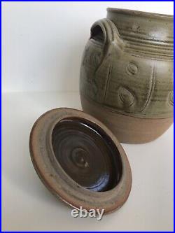 Fantastic Large Winchcombe Studio Pottery Storage Jar By Ray Finch