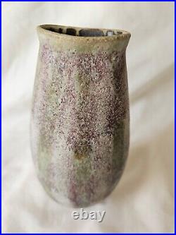 Fantastic mid century modern studio pottery vase, with striking hues