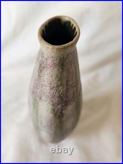 Fantastic mid century modern studio pottery vase, with striking hues