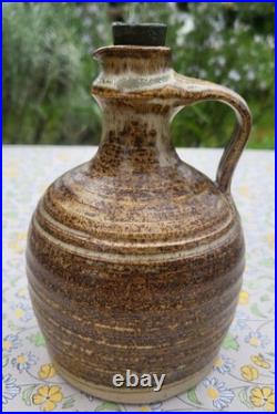 Far North Pottery Jug With Stopper Lotte Glob Scottish Far North Pottery Jug With Stopper Lotte Glob Scottish