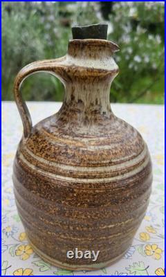 Far North Pottery Jug With Stopper Lotte Glob Scottish Far North Pottery Jug With Stopper Lotte Glob Scottish