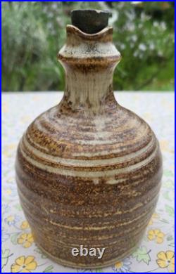 Far North Pottery Jug With Stopper Lotte Glob Scottish Far North Pottery Jug With Stopper Lotte Glob Scottish