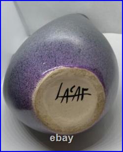 Fernand LACAF French Studio Pottery Vase Signed 20cm Fernand LACAF French Studio Pottery Vase Signed 20cm