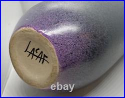 Fernand LACAF French Studio Pottery Vase Signed 20cm Fernand LACAF French Studio Pottery Vase Signed 20cm