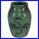 Florida_Faience_Studio_Pottery_2009_Green_Flamingos_And_Palm_Trees_Scenic_Vase_01_dat