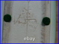 Francis Joseph Von Tury (American) Pair of Slab Vases Signed