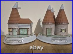 Frank Berry Pottery Kent & Kentish Oast Houses Studio Pottery Set Signed