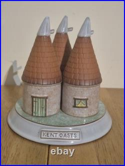 Frank Berry Pottery Kent & Kentish Oast Houses Studio Pottery Set Signed