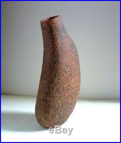 GEOFFREY EASTOP Stoneware Studio Pottery VASE. 32cm Organic Form