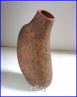 GEOFFREY EASTOP Stoneware Studio Pottery VASE. 32cm Organic Form