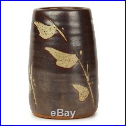 Geoffrey Whiting Avoncroft Wax Resist Studio Pottery Vase