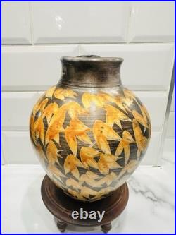 Glorious Vintage Studio Pottery Decorative Jug Signed Dated'93 Superb Quality
