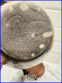 Glorious Vintage Studio Pottery Decorative Jug Signed Dated'93 Superb Quality