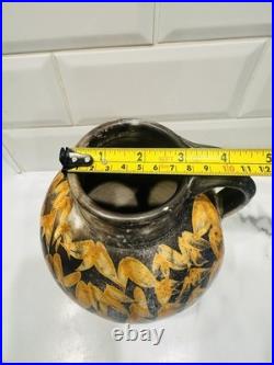Glorious Vintage Studio Pottery Decorative Jug Signed Dated'93 Superb Quality