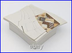 Gordon Cooke Studio Pottery Porcelain Box & Cover 20th Century