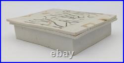 Gordon Cooke Studio Pottery Porcelain Box & Cover 20th Century