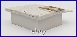 Gordon Cooke Studio Pottery Porcelain Box & Cover 20th Century