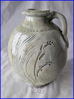 Gorgeous Mike Dodd studio pottery vase, Anglo Japanese stoneware