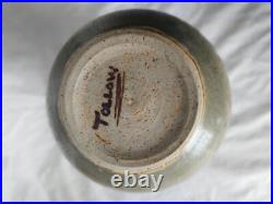 Gorgeous Vera Tollow studio pottery vase, circa mid century modern