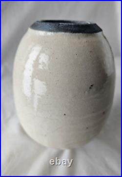 Gorgeous art studio pottery sculptural vase by Rudie Delanghe