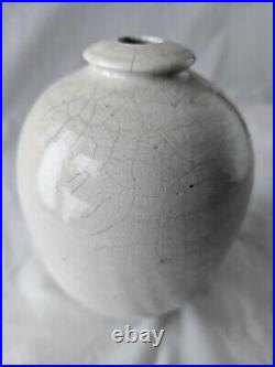 Gorgeous art studio pottery sculptural vase by Rudie Delanghe