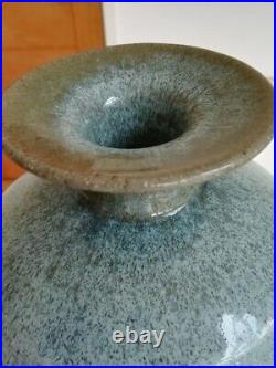 Graham Skinner 1966- Large Studio Pottery Stoneware Vase 14 1/2 Inch Tall Graham Skinner 1966- Large Studio Pottery Stoneware Vase 14 1/2 Inch Tall