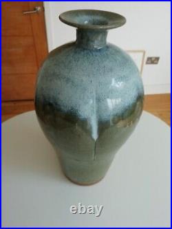 Graham Skinner 1966- Large Studio Pottery Stoneware Vase 14 1/2 Inch Tall Graham Skinner 1966- Large Studio Pottery Stoneware Vase 14 1/2 Inch Tall