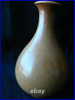 Gunnar Nylund haresfur vase for Rorstrand, Swedish studio ceramic