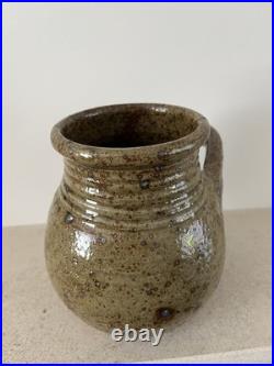 Guy Baudat Studio Pottery Stoneware Vase Signed Mid Century Modern Guy Baudat Studio Pottery Stoneware Vase Signed Mid Century Modern