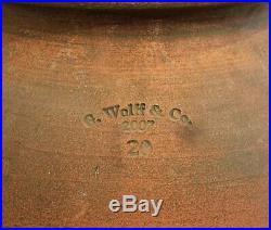 Guy G. Wolff & Co Studio Pottery Garden Urn Outdoor Patina Planter Vase #20 15