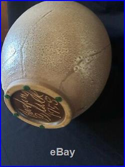 Harding Black 1958 Ovoid Ceramic Vase San Antonio Texas Potter